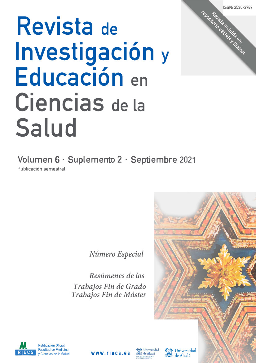 					Ver Vol. 6 Núm. S2 (2021): Trabajos de Fin de Grado y Trabajos Fin de Máster 2021
				